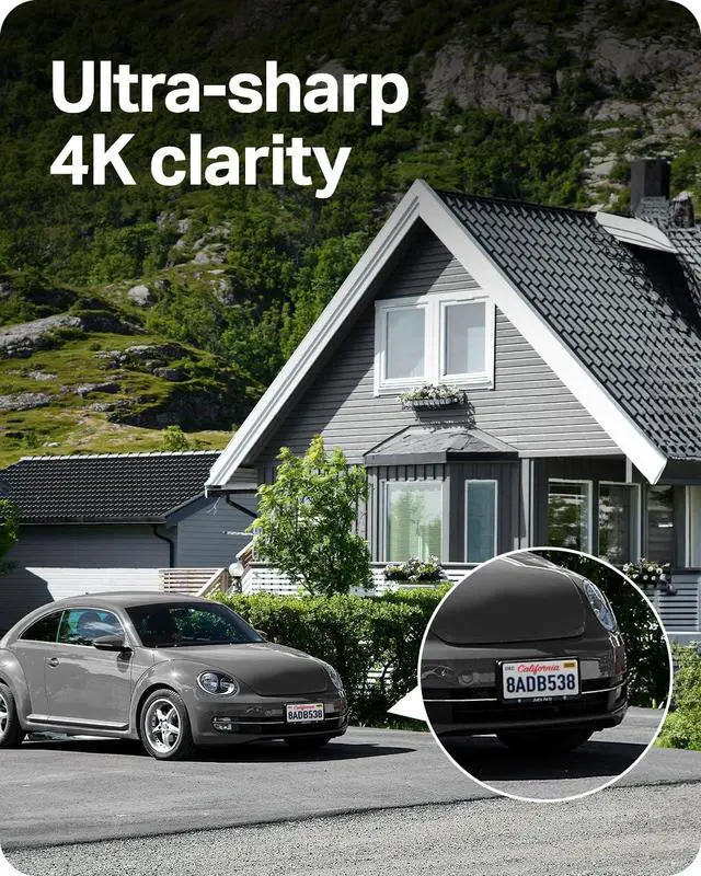 Alt view image 2 of 7 - Tapo 4K Outdoor Pan/Tilt Wireless Security Camera, Solar Charging, C660 KIT