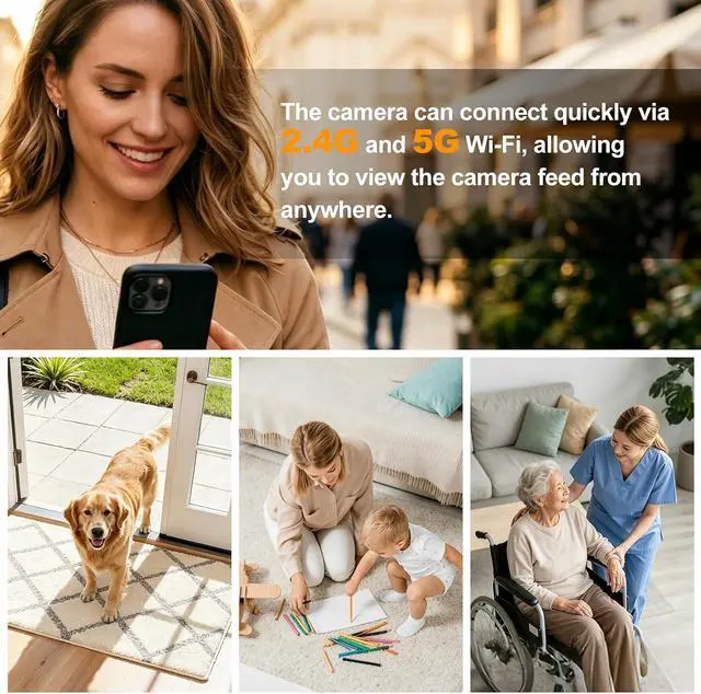 Alt view image 4 of 7 - Hidden Camera Smoke 4K HD Rotatable Wireless WiFi Camera Detector Mini Security Cam with Night Vision and Motion Activated Camera Long Battery Life Low Power Consumption Nanny Cam for Indoor