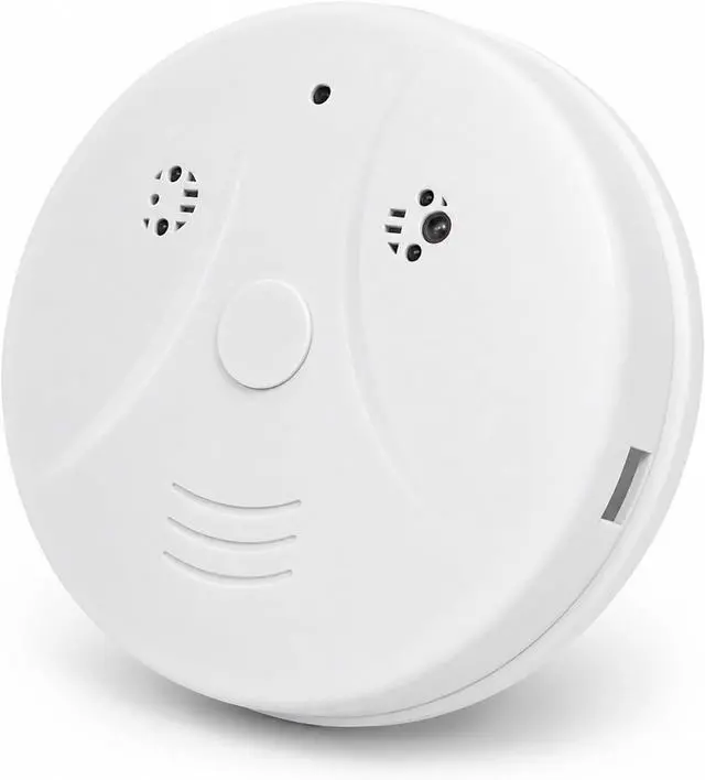 Main image of HD 1080P Camera Smoke Detector, WiFi Mini Small Nanny Cam with Motion Detection, Indoor Wireless Surveillance for Home Security/Office with app