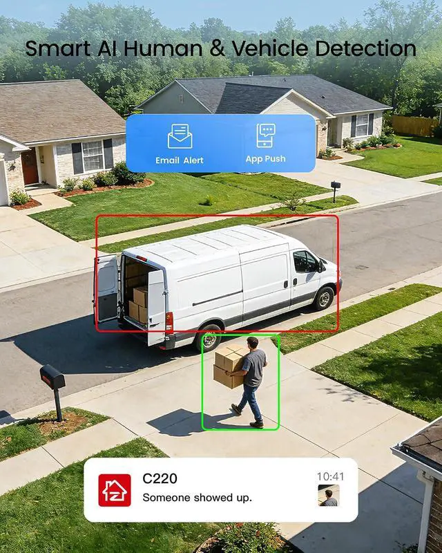 Alt view image 2 of 7 - ZOSI C220 16CH 4K PoE Home Security Camera System, 16 Channel 4K 8MP NVR with 4TB HDD for 24/7 Record, 8 x 4MP(1440p) QHD 2.5K Dome IP Cameras Outdoor Indoor, Smart AI Human Detection, Two-Way Audio