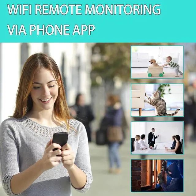Alt view image 3 of 5 - Mini USB 1080P Charger Camera, Home Security Nanny Cam for Office and Baby Safety