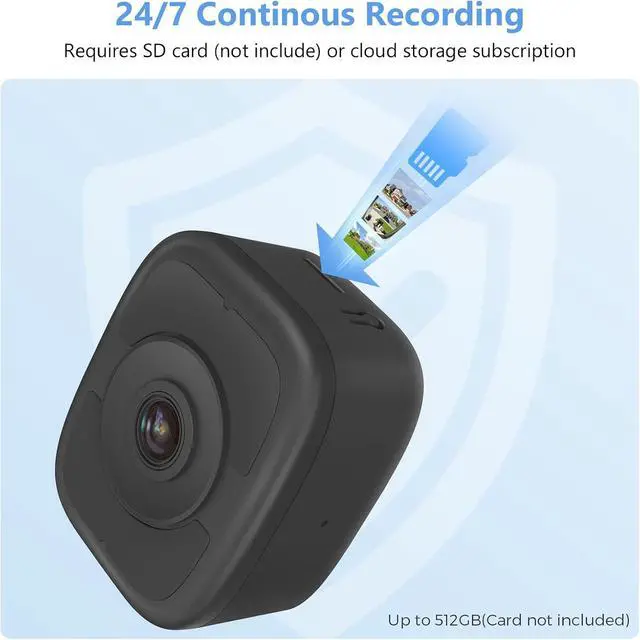 Alt view image 4 of 7 - 3K 5MP Window Camera for Home Security Indoor Magnetic Mount, 2Pack No Drill 5GHz&2.4GHz WiFi 6, Outdoor Monitoring Through Glass, Full Color Night Vision, 24/7 AI Smart Detection Recording