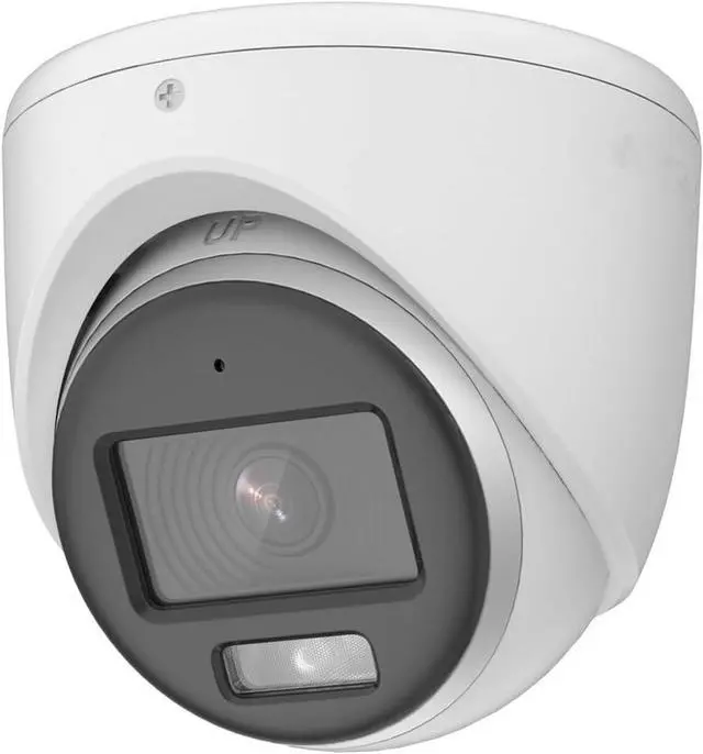 Main image of DS-2CE70KF0T-MFS, 3K Color-Vu Audio Fixed Turret Camera Wired CCTV Coax Analog Camera for Coax Analog DVR System, 65ft IR Night Vision, 2.8mm Wide Angle Lens, Built-in Mic, 4 in 1 TVI/AHD/CVI/CVBS