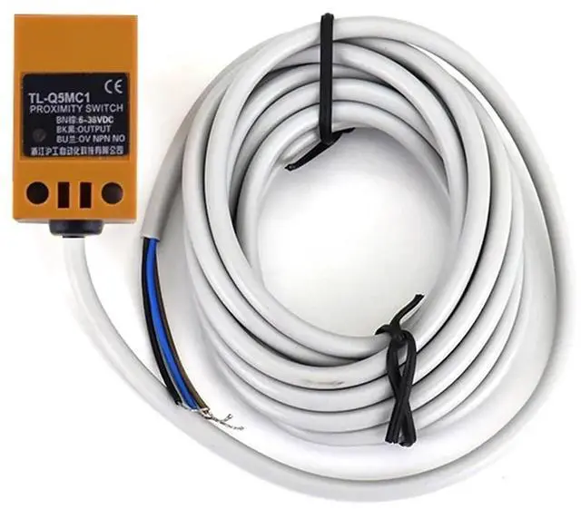 Main image of Square Proximity Switch Sensor TL-Q5MC1 Three-Wire NPN Normally Open Metal Induction Switch(10PCS)