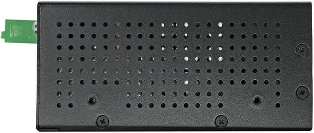 Alt view image 6 of 6 - Industrial L2 Managed 4-Port Gigabit PoE+ Passthrough Switch, TAA, 90W PoE++ Input, 72W PoE Budget, Dual 12V/24V DC Output, DIN-Rail, -40°F to 167°F, 6 kV Surge Protection