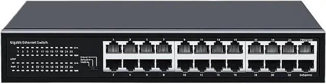 Main image of 16/24 Port Gigabit Ethernet Switch Hub Internet Splitter,ZX-SWG10160D-M ZX-SWG10240D 1000Mbps(ZX-SWG10240D)