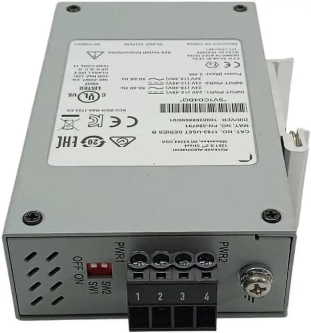 Main image of 1783-US5T 1783US5T 5 Port Industrial Ethernet Switch 10/100 Mbps DIN Rail Mount