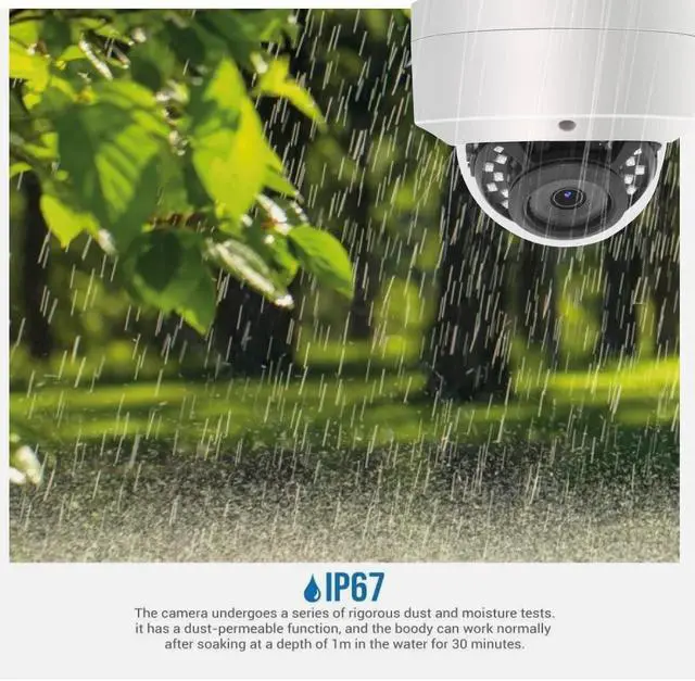 Alt view image 6 of 6 - DS-2CD2787G3T-LIZSY 4K 8MP POE IP Security Camera, Surveillance Video Camera for Outdoor, 130ft Night Vision, Anti-Corrosion Design, WDR, H.265+, Human and Vehicle Detection, Work with kconnect