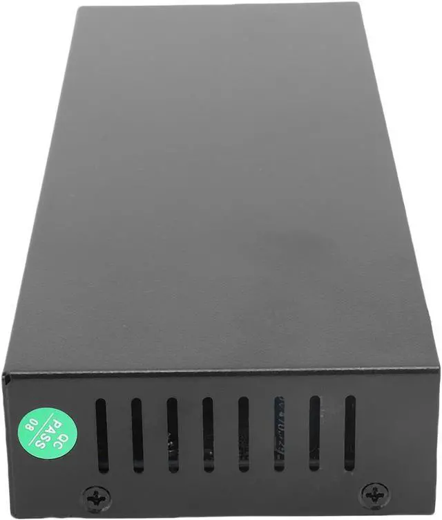Alt view image 2 of 7 - Emoshayoga 8 Port 2.5G Gigabit Ethernet Switch with 40Gbps Capacity for Small Offices and Media Rooms, Silent Fanless Design (US Plug 100-240V)