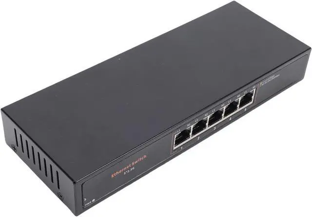 Alt view image 5 of 7 - Ethernet Switch 5 Ports 2.5Gbps Speed Desktop Wall Mounted Industrial Grade Ethernet Splitter Network Hub