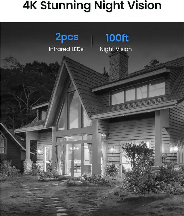 Alt view image 3 of 7 - ZOSI C220 4K 8MP 8CH POE NVR Security Camera System (16CH Expandable), 4 x 8MP PoE IP Dome Cameras Outdoor Indoor, AI Human/Vehicle/Face Detection, One-Way Audio, 100ft IR Night Vision, 2TB HDD