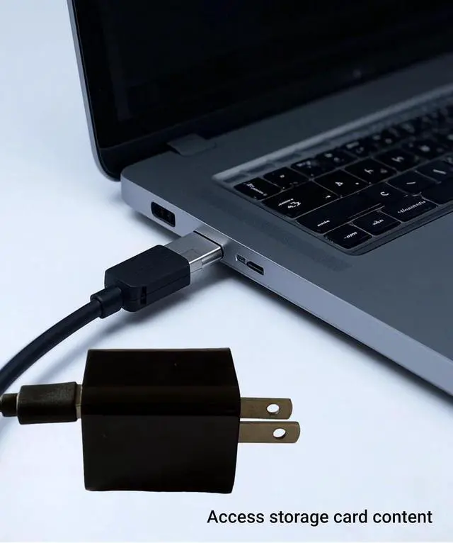 Alt view image 4 of 6 - Camera Charger, 64GB Full HD 1080P Nanny Camera with Motion Detection, No Need for WiFi