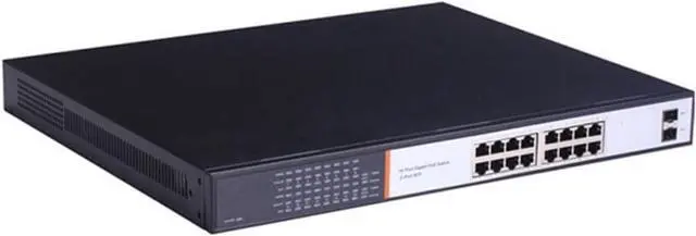 Main image of Business Ethernet switches Unmanaged PoE Switch 10/100/1000Mbps 16 Port PoE Switch with Gigabit Uplink Port