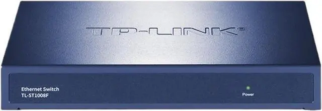 Main image of 8 Port 10 Gigabit Ethernet Switch 10000Mbps SFP+ Optical Ports 10G/2.5G/1G Networking Switcher and Play TL-ST1008F(EU Adapter)