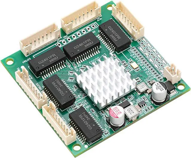 Main image of Miniature 5 Port Gigabit Ethernet Switches Module with Standard POEs and Embedded Networking Board for Home Offices and Iots Networking Switches