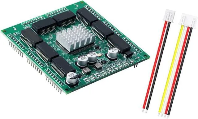 Alt view image 5 of 7 - 8 Port Gigabit Ethernet Switches Module for Home and Networking Gigabit Ethernet Switches