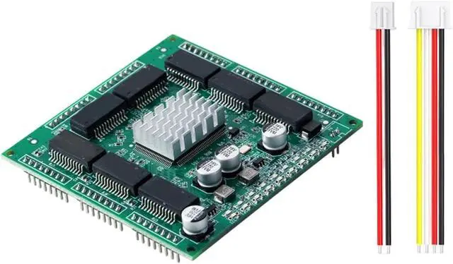Alt view image 4 of 7 - 8 Port Gigabit Ethernet Switches Module for Home and Networking Gigabit Ethernet Switches