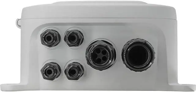 Alt view image 5 of 6 - H40-044-30-DC TAA Compliant Outdoor PoE+ Switch, 4-Port Gigabit IEEE 802.3at, 2 x 1G SFP Slots, 2 x Gigabit RJ45 Uplink Ports, 120W PoE Budget, IP67/IK10 Aluminum Housing, 6kV Surge Protection