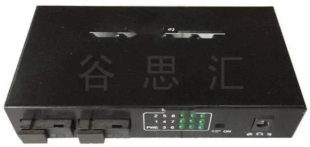 Alt view image 2 of 3 - 2F8E Fiber Fast Ethernet Switch 2 Single-Fiber Single-Mode Optical gigabit 1000M 8 RJ45 Network SC transceiver