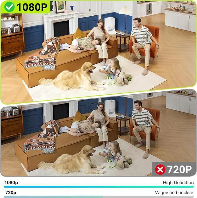 Alt view image 4 of 7 - 1080P WiFi Hidden Smoke Detector Camera, Portable Home Security Nanny Cam with Night Vision, App Control & Loop Recording for Indoor Spaces