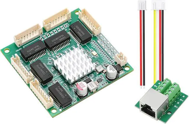 Alt view image 5 of 7 - Miniature 5 Port Gigabit Ethernet Switches Module with Standard POEs and Embedded Networking Board for Home Offices and Iots Networking Switches