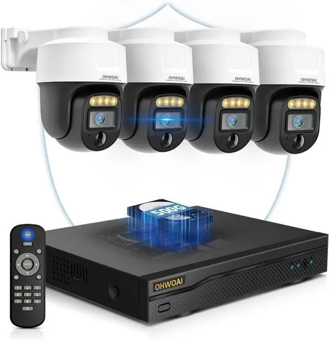 Main image of Outdoor 4K Wired Security Camera System, Home Video Surveillance Systems