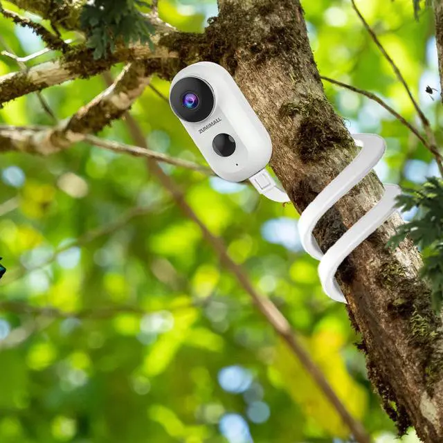 Alt view image 7 of 7 - ZUMIMALL Security Cameras Wireless Outdoor with Magnetic Mount, 2K Outdoor Camera Wireless Battery Powered,lexible Twist Mount Camera Without Tools or Wall Damage No Camera