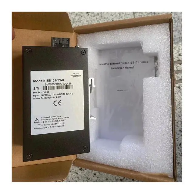 Alt view image 2 of 3 - Industrial Ethernet Switch 8 Ports 7760048308 IES101-SW8
