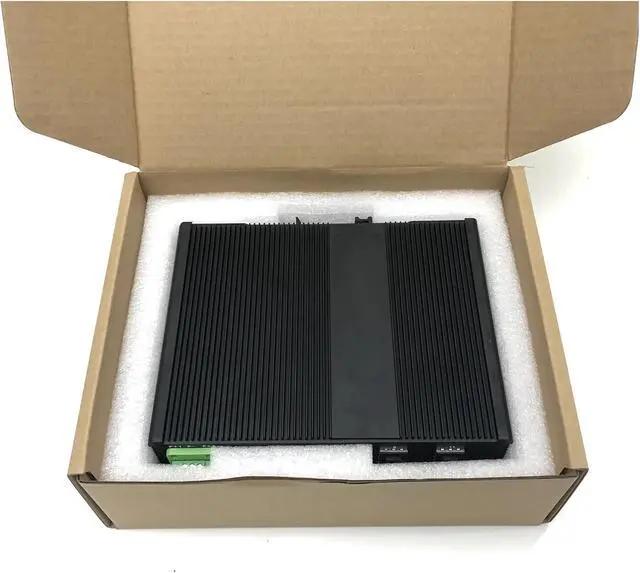 Alt view image 5 of 5 - Industrial Din Rail Switch Gigabit Ethernet Switches with SFP+ interfaces 8 Ports 10G SFP+ Management Industrial Ethernet Switch POE