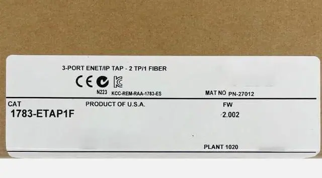 Main image of Industrial Ethernet Switch Module 1783-ETAP1F Network Replacement Part