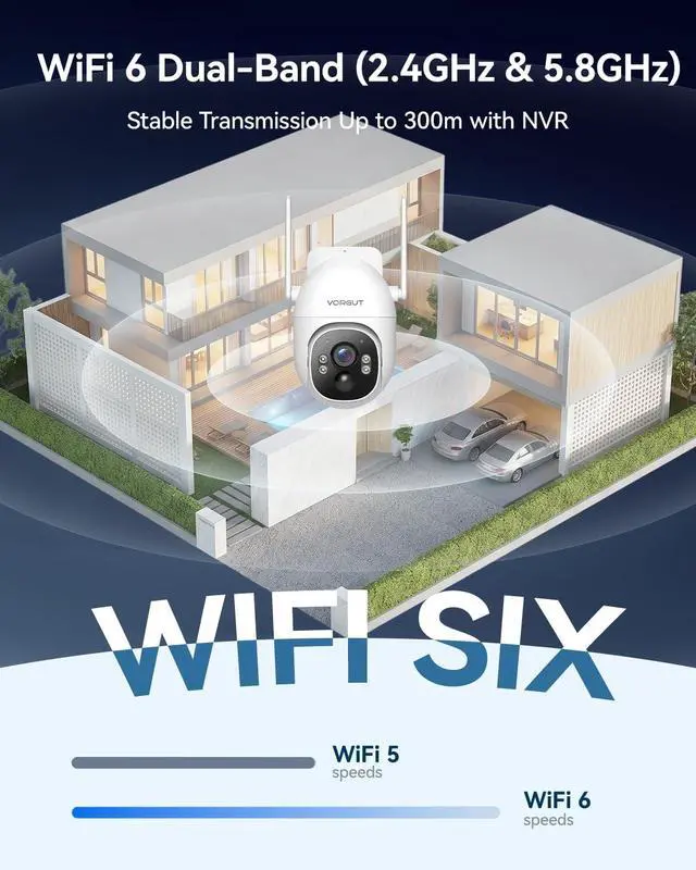 Alt view image 7 of 7 - Solar Security Cameras Wireless Outdoor System with 10'' Touch Monitor 10CH NVR, 4MP WiFi6 Cameras for Home Security, 355° Pan 90° Tilt, Night Color, 2-Way Audio, 500G HDD, 0 Monthly Fee, 4 Cam-Kit