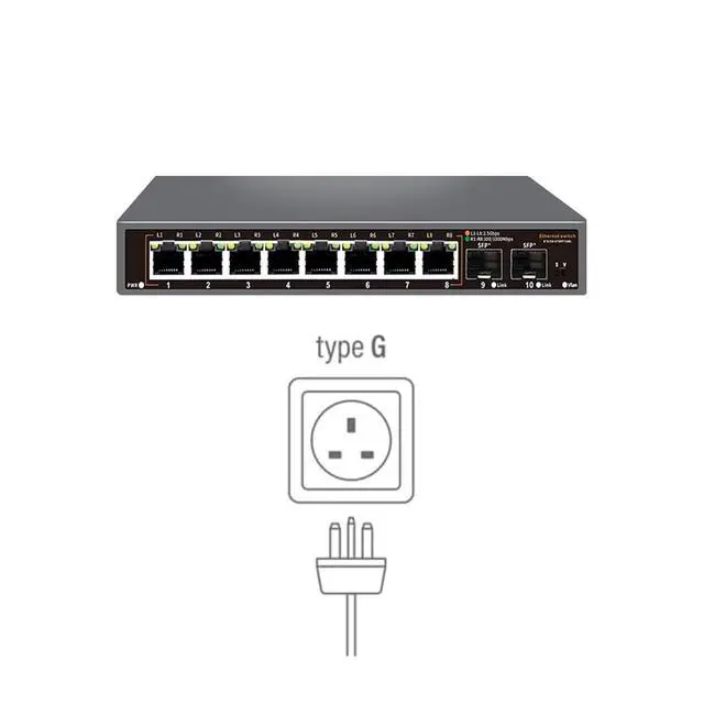Alt view image 2 of 5 - 10-Port Network Switch