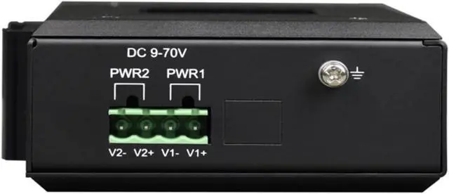 Alt view image 3 of 5 - Industrial Din Rail Switch Gigabit Ethernet Din Rail Unmanaged 5 Ports Gigabit Ethernet Industrial Network Switch