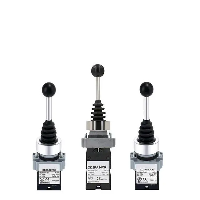 Alt view image 2 of 2 - Master Switch XD2 Controller Two-Way Locking Four-Way Reset Swing Control Cross Rocker Switch(XD2PA14CR 4 bit)