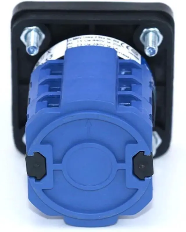 Alt view image 2 of 6 - SZW26/LW26-20 Ui 660V 0-1-2-3 3 Phase Changeover Switch 4 Position Selector Switch 64X64 48X48 mm Panel Mount Cam Switch(0-3.3 48X48mm)