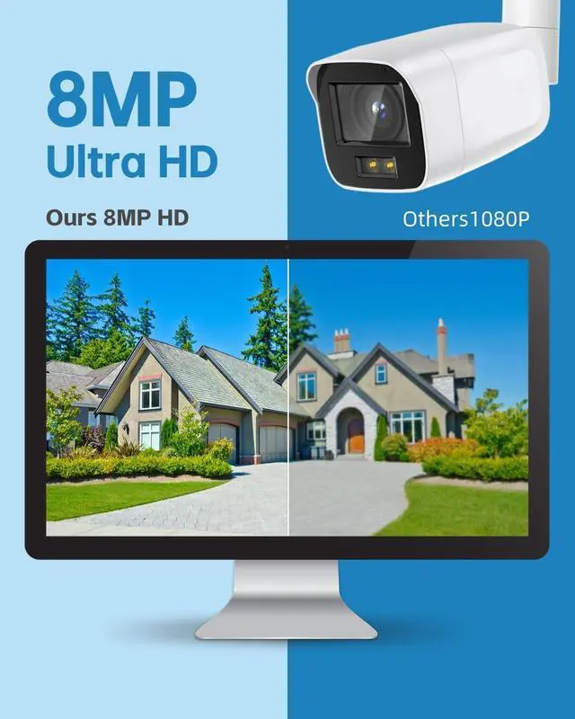 Alt view image 2 of 7 - 8MP 4K PoE Fixed Bullet IP Camera with 24/7 Colorful Imaging, Human/Vehicle Detection, H.265+, 130dB WDR, Built-in Microphone, Compatible with NVR/Connect APP 2CD2087G2-LU 4mm
