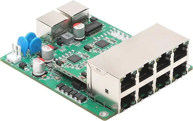Main image of 10 Port Gigabit Ethernet Switches with 8 PoEs Port Design for Home Offices and Surveillances Systems