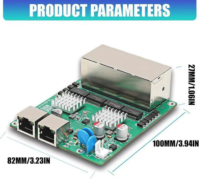 Alt view image 3 of 7 - 10 Port Gigabit Ethernet Switches with 8 PoEs Port Design for Home Offices and Surveillances Systems
