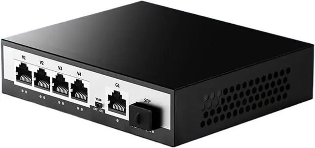Main image of Network Switch 6 Port Gigabit POE Switch 1000Mbps Active POE Network Switch 52W(AU Adapter)