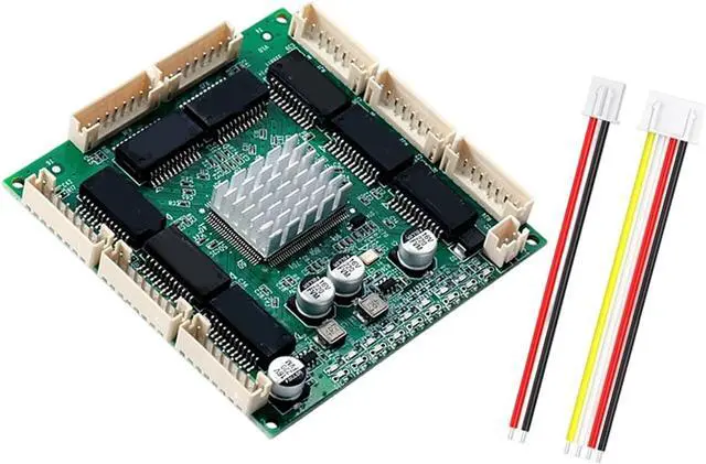 Main image of 8 Port Gigabit Ethernet Switches Module with 10/100/1000Mbps Speed for Home Offices and Industrial Use