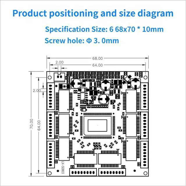 Alt view image 6 of 7 - 8 Port Gigabit Ethernet Switches Module with 10/100/1000Mbps Speed for Home Offices and Industrial Use
