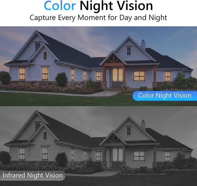Alt view image 2 of 7 - Security Cameras Wireless Outdoor, 2K Camera for Home Security