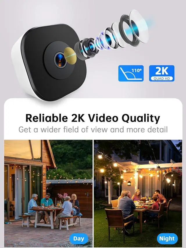 Alt view image 3 of 7 - SafeView Window Camera 2.4/5G Dual Band WiFi Indoor Winodow Security Camera