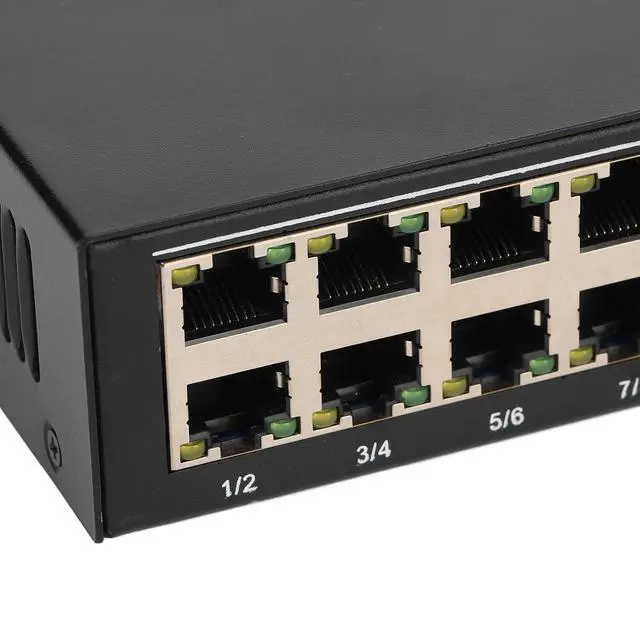 Alt view image 6 of 7 - Cryfokt Ethernet Fiber Media Switch, 100V to 240V,2 Optical Ports 16 Electrical Ports 1000Mbps with SCport Tx1310nm Rx1550nm, for Fast Ethernet Network Up to 25km (US Plug)