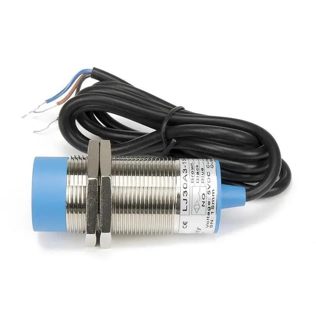 Alt view image 2 of 3 - 1pc M30x75 15mm Sensing 5V NPN NO LJ30A3-15-Z/BX-5V Cylinder inductive Proximity Sensor Switch Special for MCU
