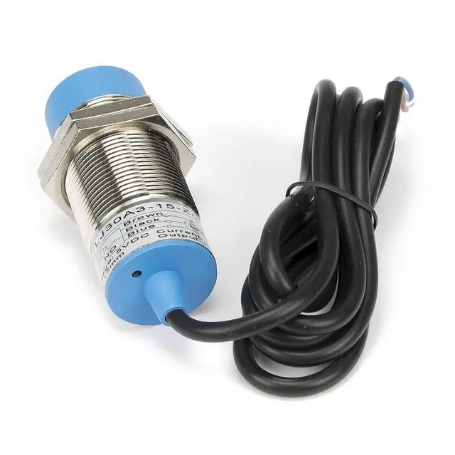 Alt view image 3 of 3 - 1pc M30x75 15mm Sensing 5V NPN NO LJ30A3-15-Z/BX-5V Cylinder inductive Proximity Sensor Switch Special for MCU