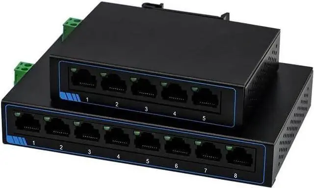 Main image of 5 Ports 10/100M Adaptive Ethernet Network Switch Supports DC or Terminal Power Supply USR-SF1005