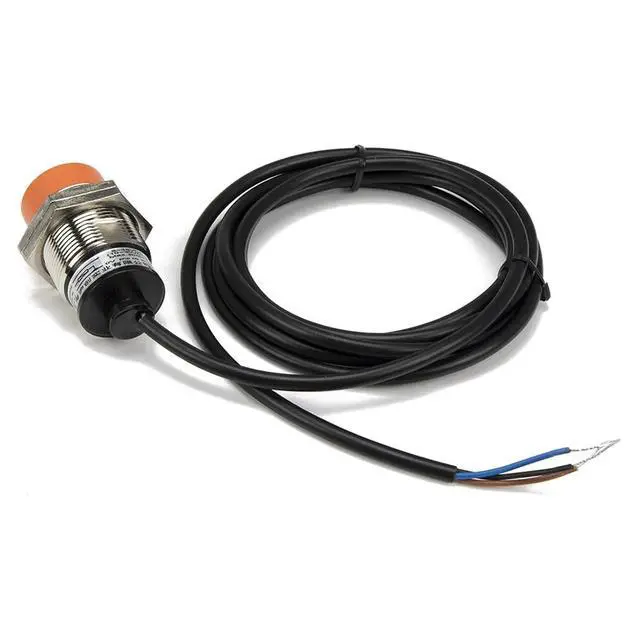 Alt view image 3 of 4 - 1pc M30 15mm Sensing NPN NO PR30-15DN NC PR30-15DN2 PNP NO PR30-15DP NC PR30-15DP2 Non-Shielded Full View Proximity Switch Sensor(NPN NO PR30-15DN)