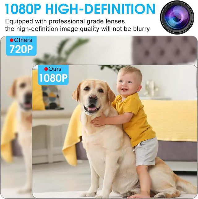 Alt view image 6 of 7 - Hidden Camera Wall Outlet Extender, 1080P HD WiFi Spy Camera with 4 AC Outlets, USB & Type-C Ports, Motion Detection, Loop Recording, Remote View for Home/Office Security