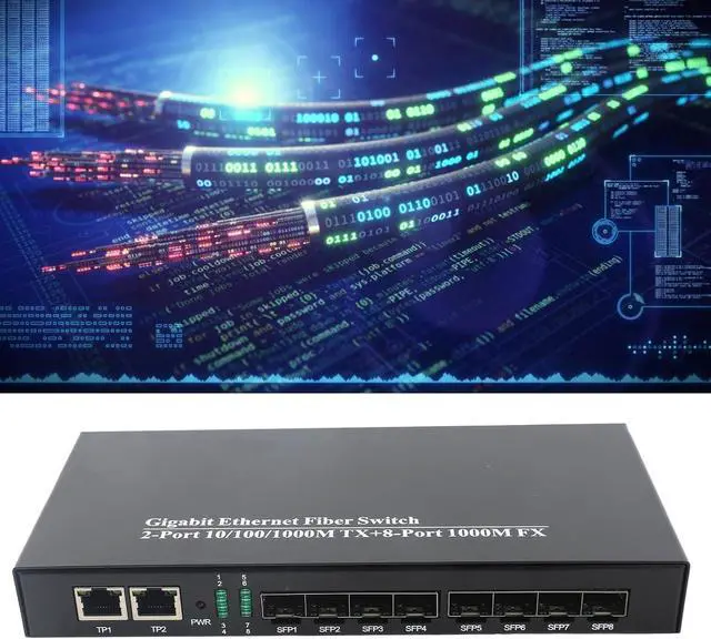 Alt view image 7 of 7 - Gigabit Ethernet Fiber Switch